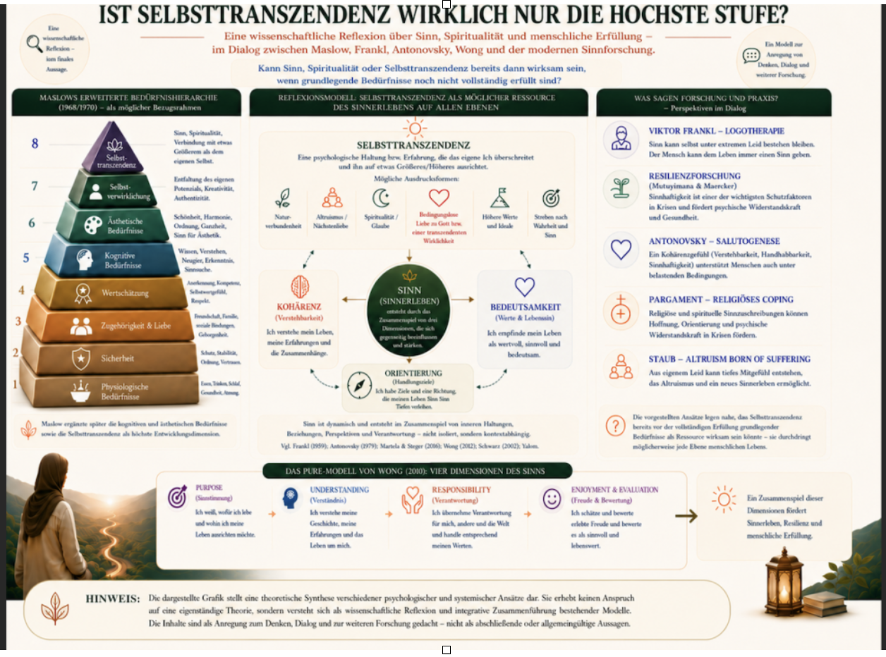 Ist Selbsttranszendenz wirklich nur die höchste Stufe?
